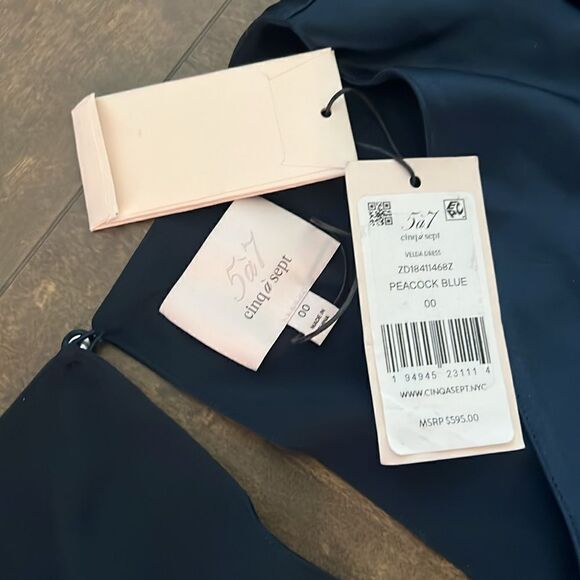 NWT Cinq à Sept Women's Velda Silk Dress - Picture 12 of 16